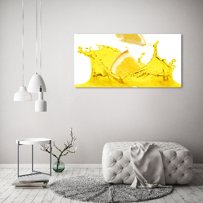 Canvas wall art Lemon slices