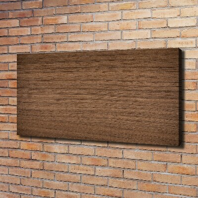 Canvas wall art Wooden background