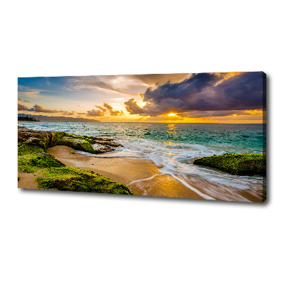 Canvas wall art Sunset sea