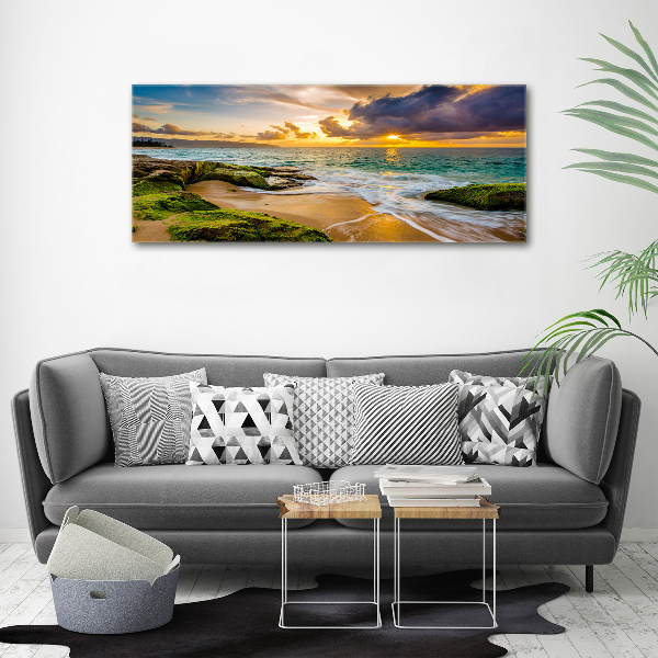 Canvas wall art Sunset sea