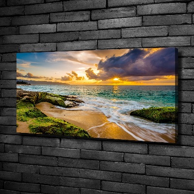 Canvas wall art Sunset sea