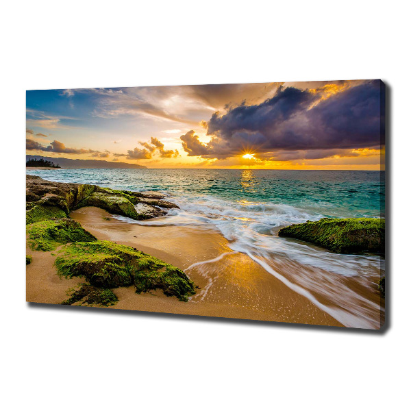 Canvas wall art Sunset sea