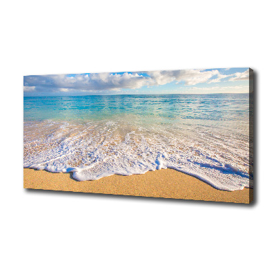 Canvas wall art Hawaiian beach