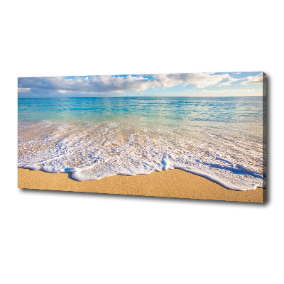 Canvas wall art Hawaiian beach