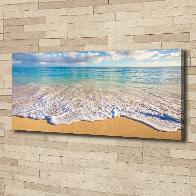 Canvas wall art Hawaiian beach