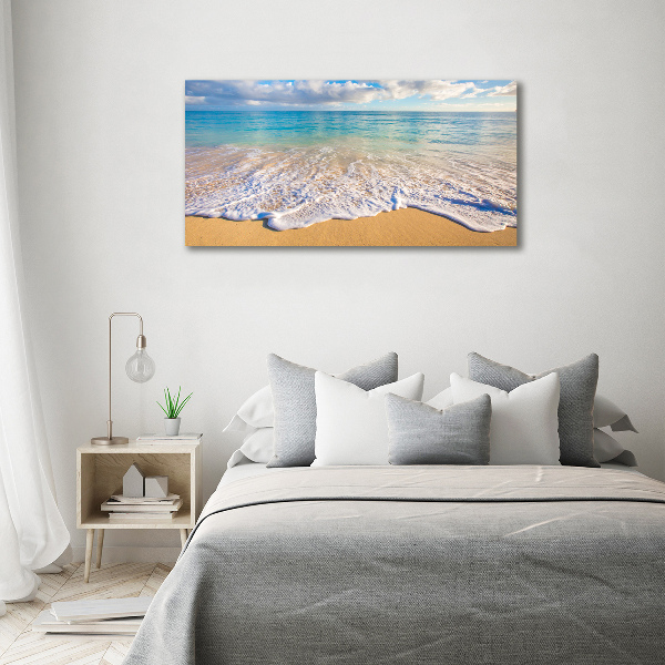 Canvas wall art Hawaiian beach