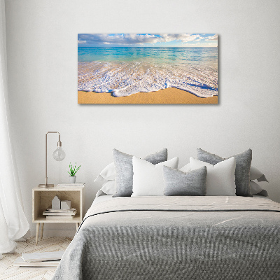 Canvas wall art Hawaiian beach