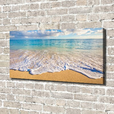 Canvas wall art Hawaiian beach