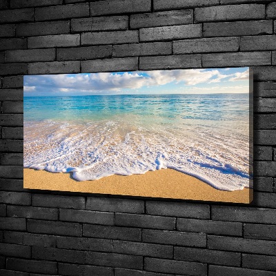 Canvas wall art Hawaiian beach