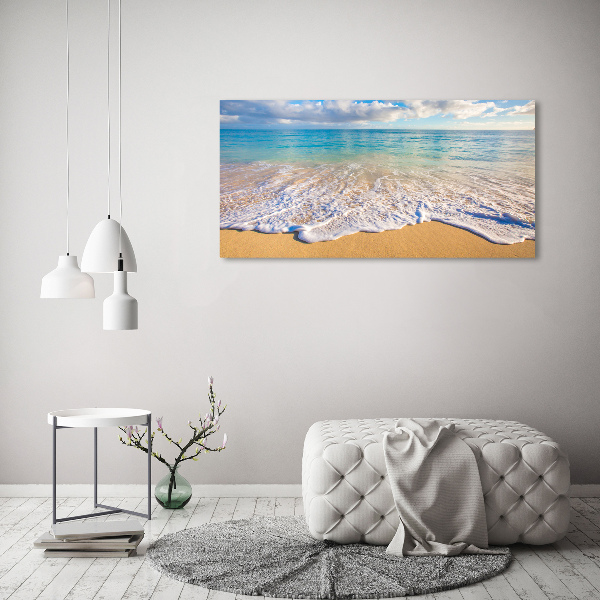 Canvas wall art Hawaiian beach