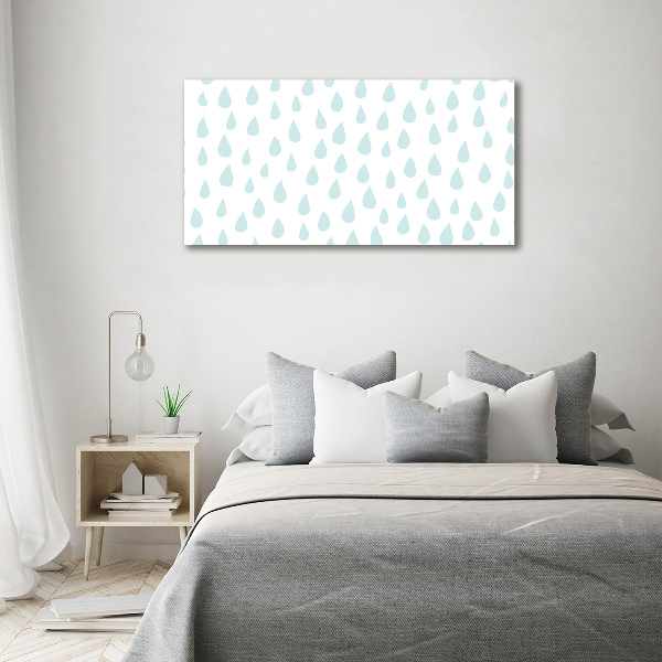 Canvas wall art Droplets