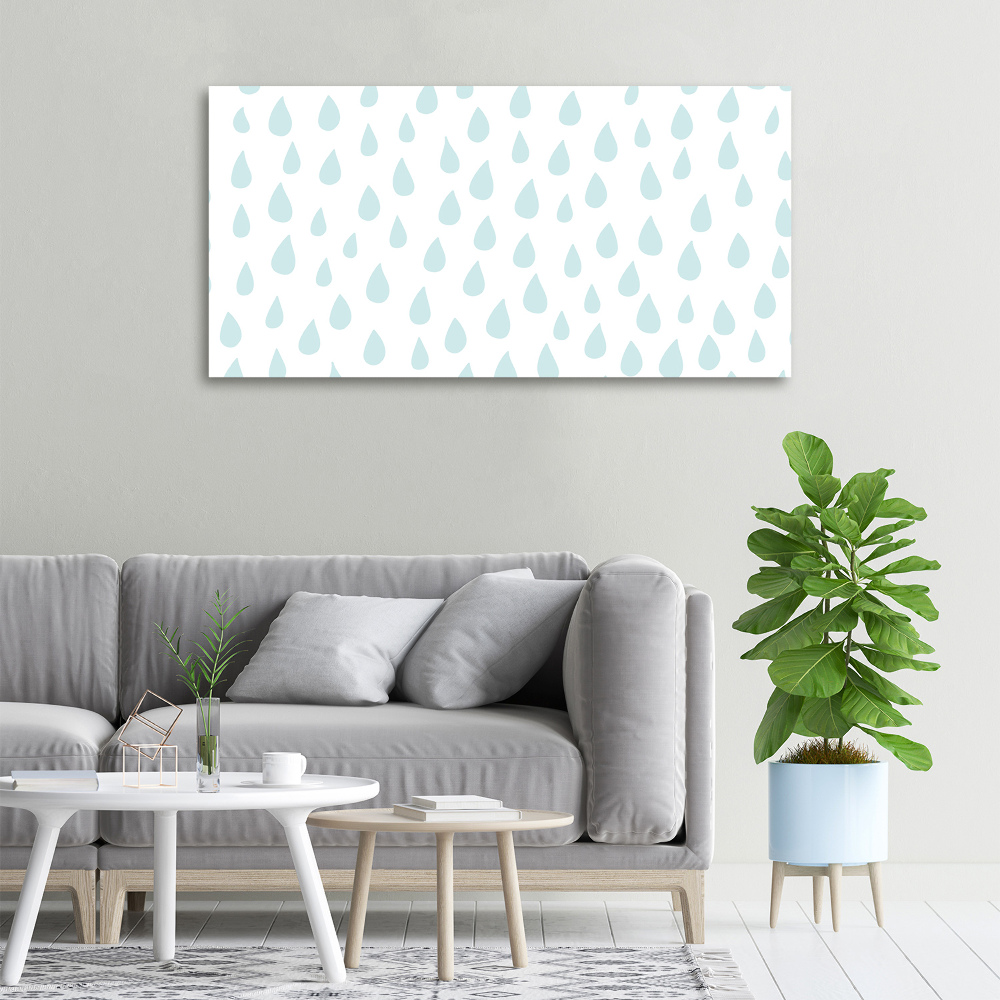 Canvas wall art Droplets