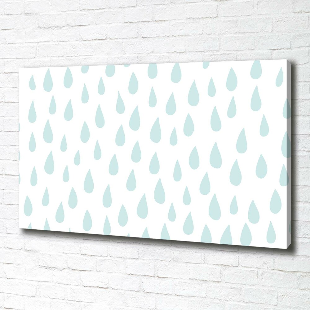 Canvas wall art Droplets