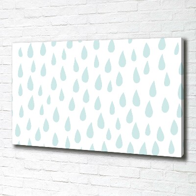 Canvas wall art Droplets