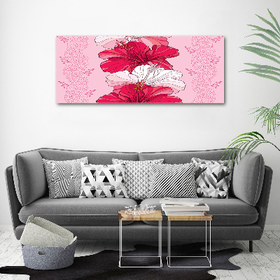 Canvas wall art Hawaiian flowers