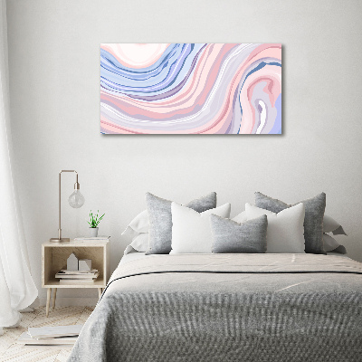 Canvas wall art Wave abstraction