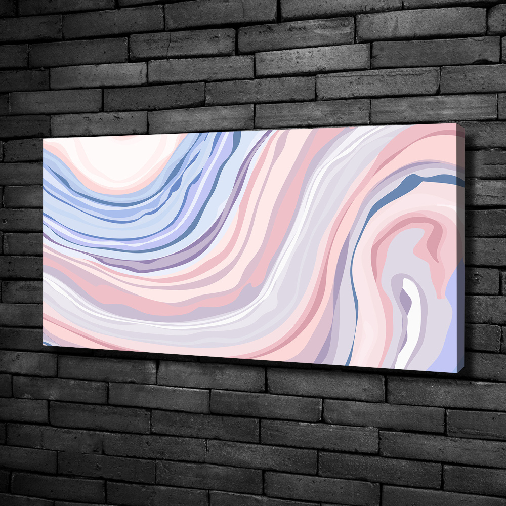 Canvas wall art Wave abstraction