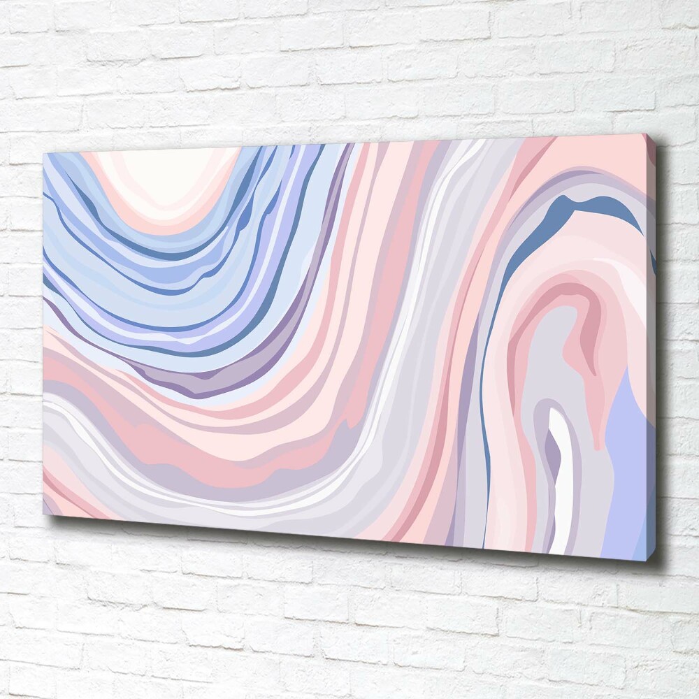 Canvas wall art Wave abstraction