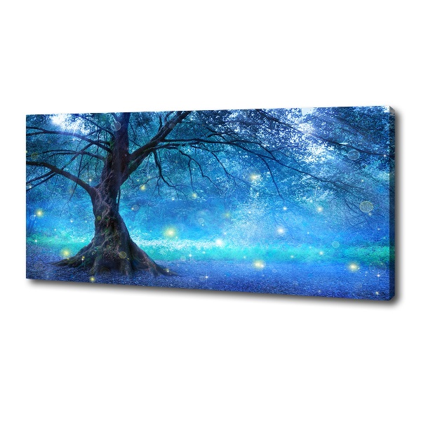 Canvas wall art Mysterious forest