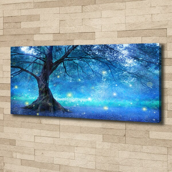 Canvas wall art Mysterious forest