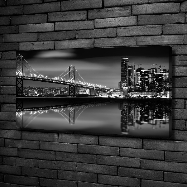 Canvas wall art San Francisco at night