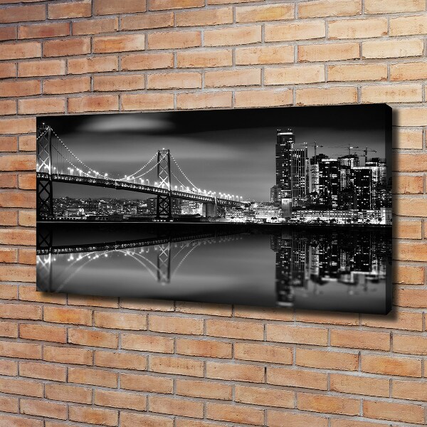 Canvas wall art San Francisco at night