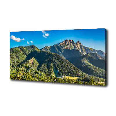 Canvas wall art Panorama of the Tatra Mountains