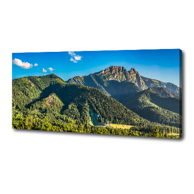 Canvas wall art Panorama of the Tatra Mountains