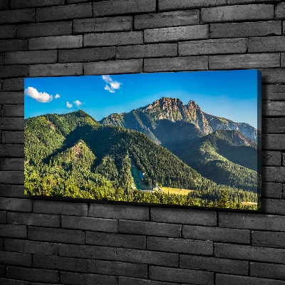 Canvas wall art Panorama of the Tatra Mountains