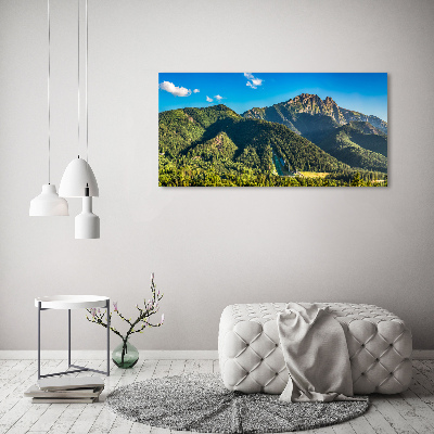 Canvas wall art Panorama of the Tatra Mountains