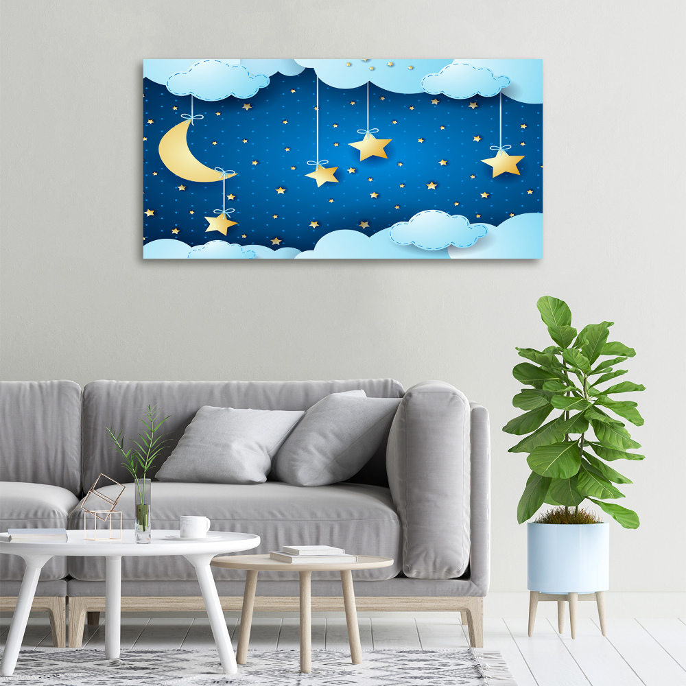 Canvas wall art Sky at night