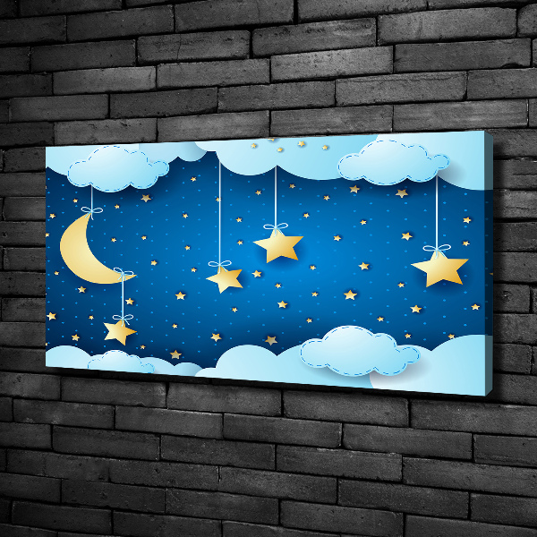 Canvas wall art Sky at night