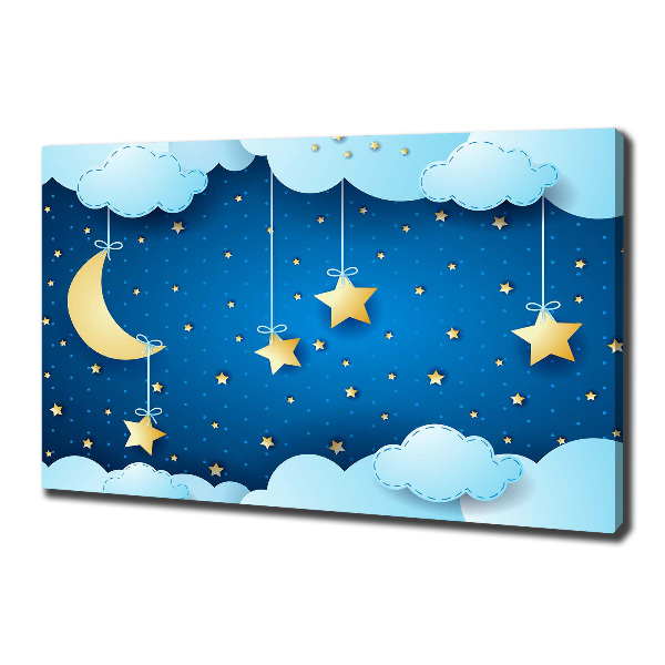 Canvas wall art Sky at night