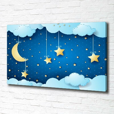 Canvas wall art Sky at night