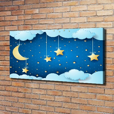 Canvas wall art Sky at night