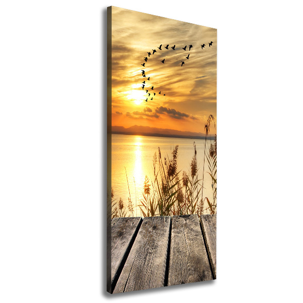 Picture canvas print Sunset