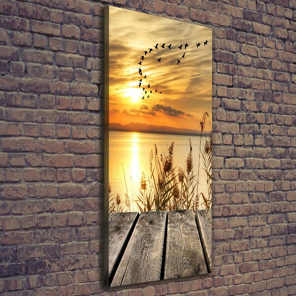 Picture canvas print Sunset