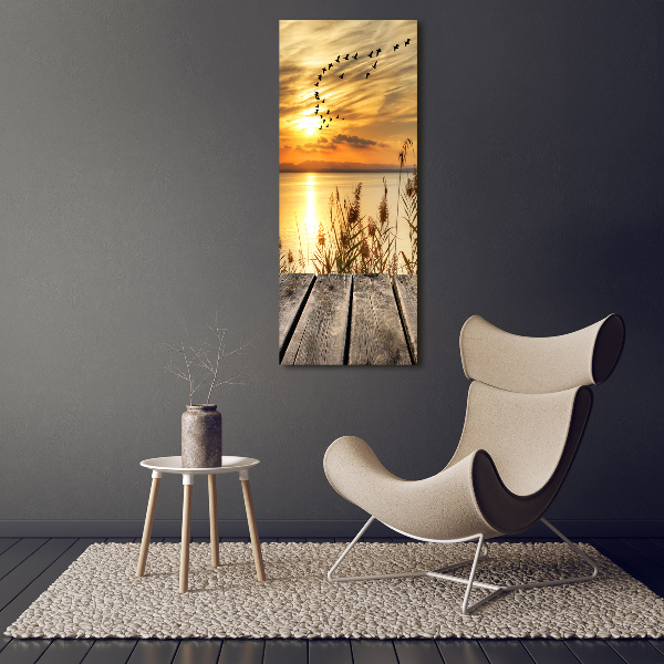 Picture canvas print Sunset