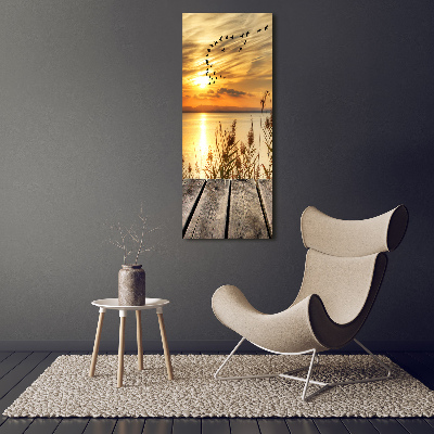 Picture canvas print Sunset