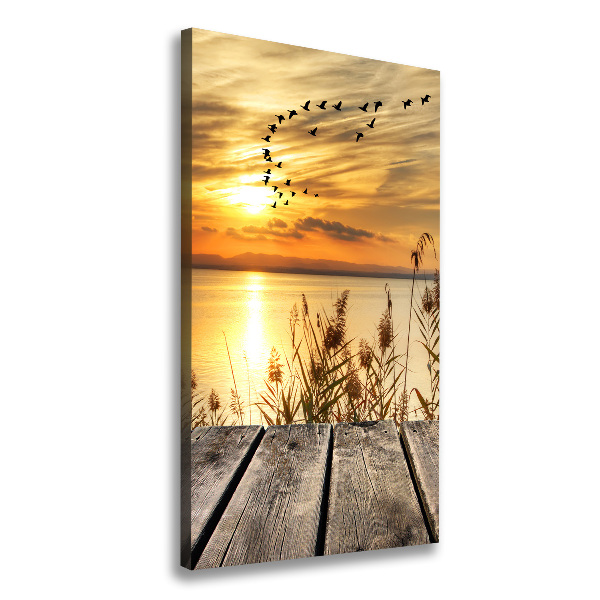 Picture canvas print Sunset