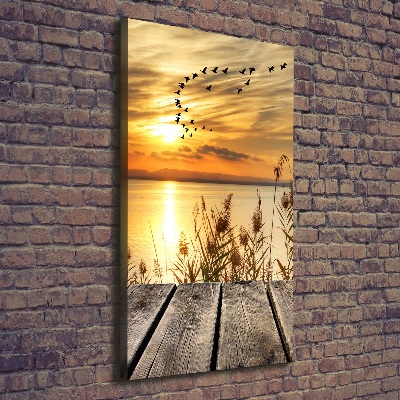 Picture canvas print Sunset