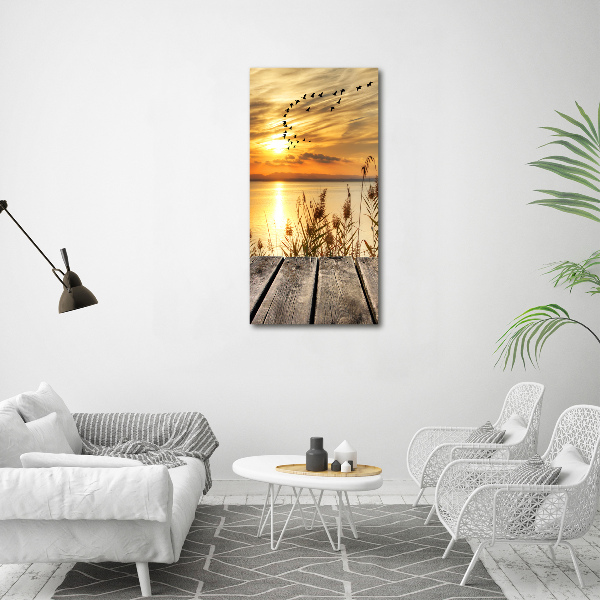 Picture canvas print Sunset