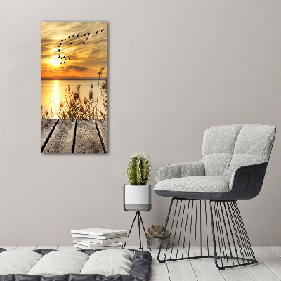 Picture canvas print Sunset