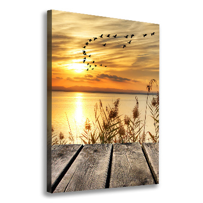 Picture canvas print Sunset