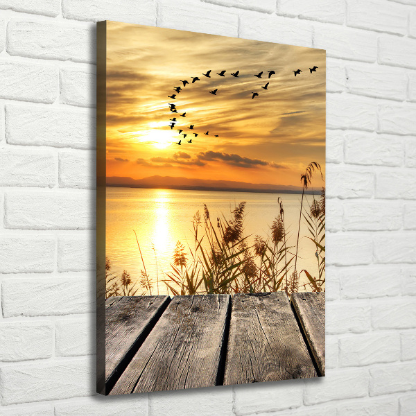 Picture canvas print Sunset