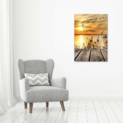 Picture canvas print Sunset