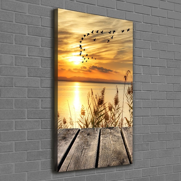 Picture canvas print Sunset