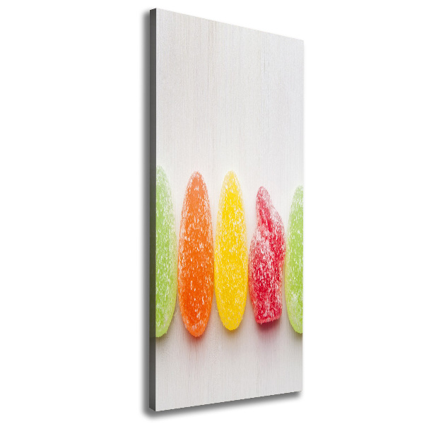 Large canvas wall art Colorful jelly beans