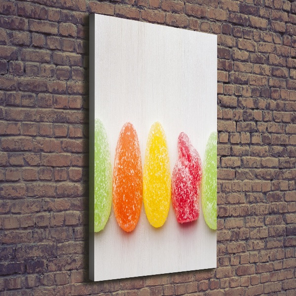 Large canvas wall art Colorful jelly beans