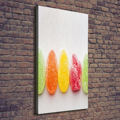 Large canvas wall art Colorful jelly beans